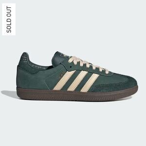 NWT Adidas Samba OG W Mineral Green Crystal Sand Size Women's 7